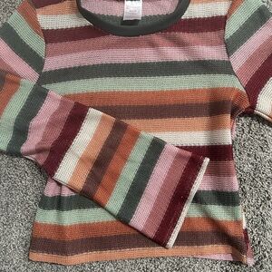 No Boundaries Striped Sweater - Multicolor